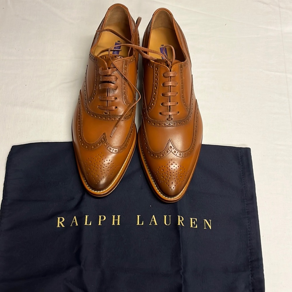 Ralph Lauren Purple Label Sully Lace Up Oxfords Loafers Dress Shoes: 39Bmade. - Picture 1 of 16